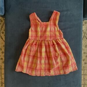 Y2K Kids Korner plaid dress